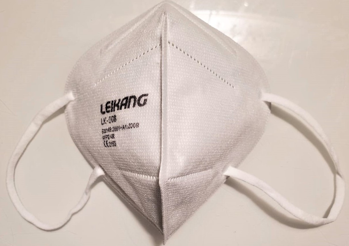 Leiklang Atemschutzmaske Frontalansicht  GreenSun Germany